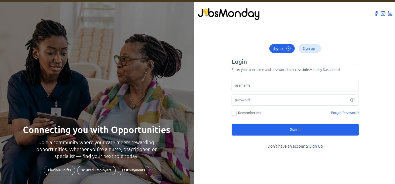 Jobs Monday